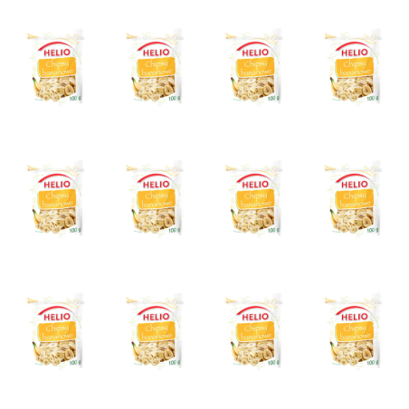 Chipsy bananowe 100 g HELIO X12